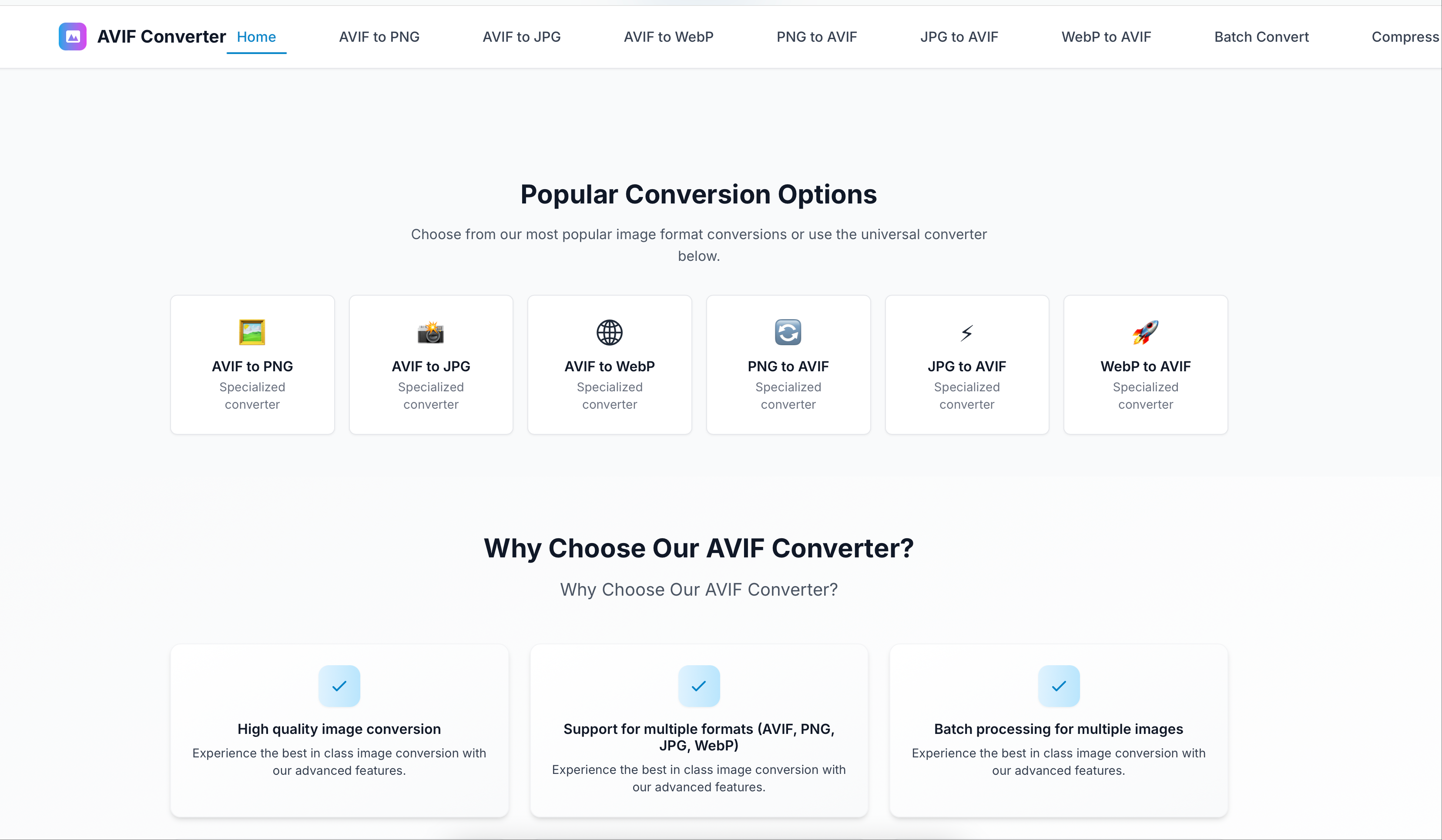 AVIF Converter Pro - Convertir AVIF a PNG, JPG, WebP |Herramienta en línea gratuita media 5