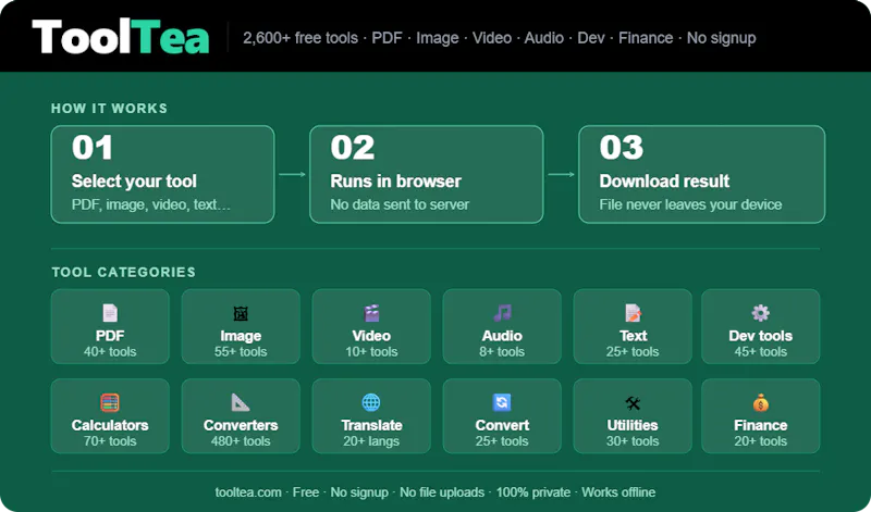 ToolTea screenshot 2