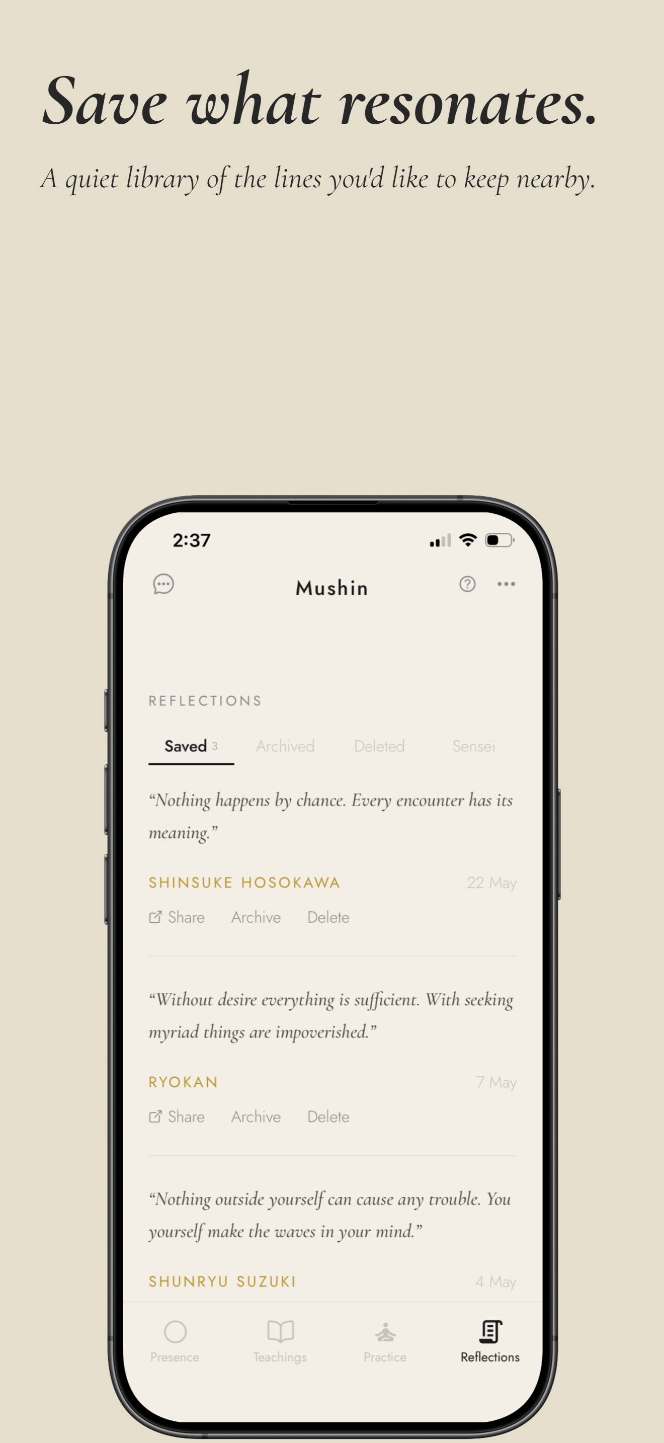 Mushin gallery image