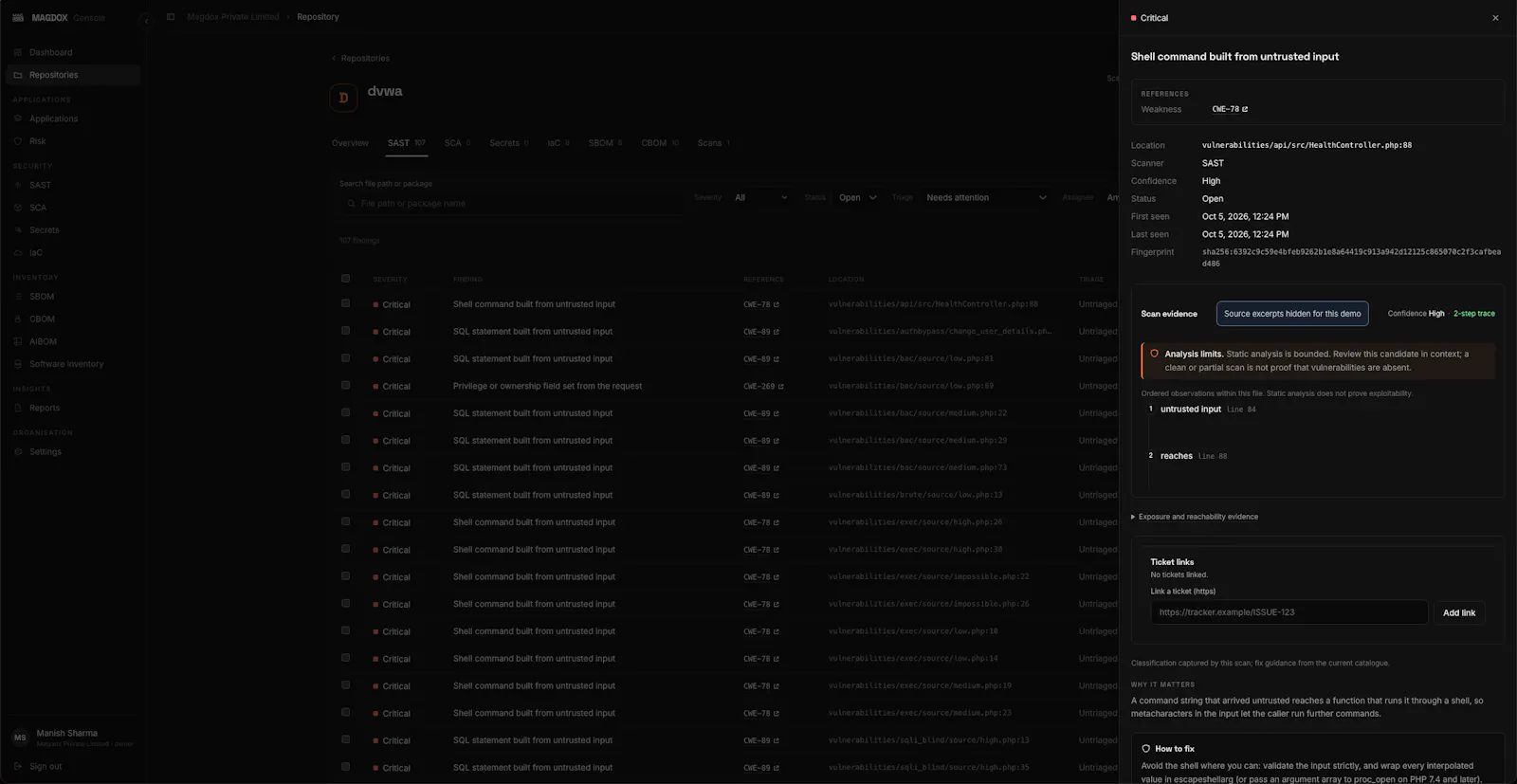 MAGDOX Code Security screenshot 7