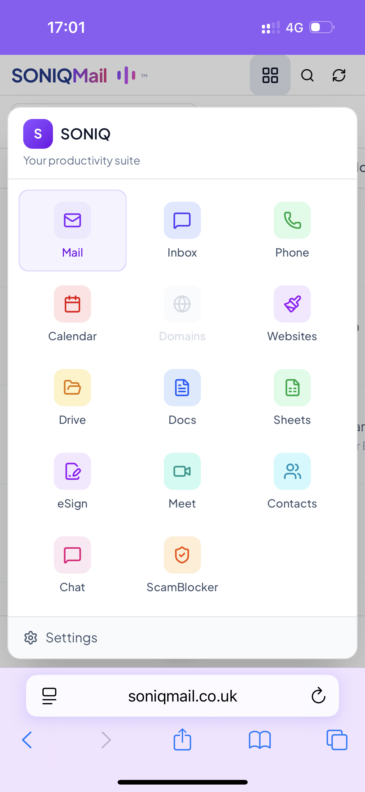 SONIQ Mail gallery image