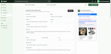 Daybot Storebuilder gallery image