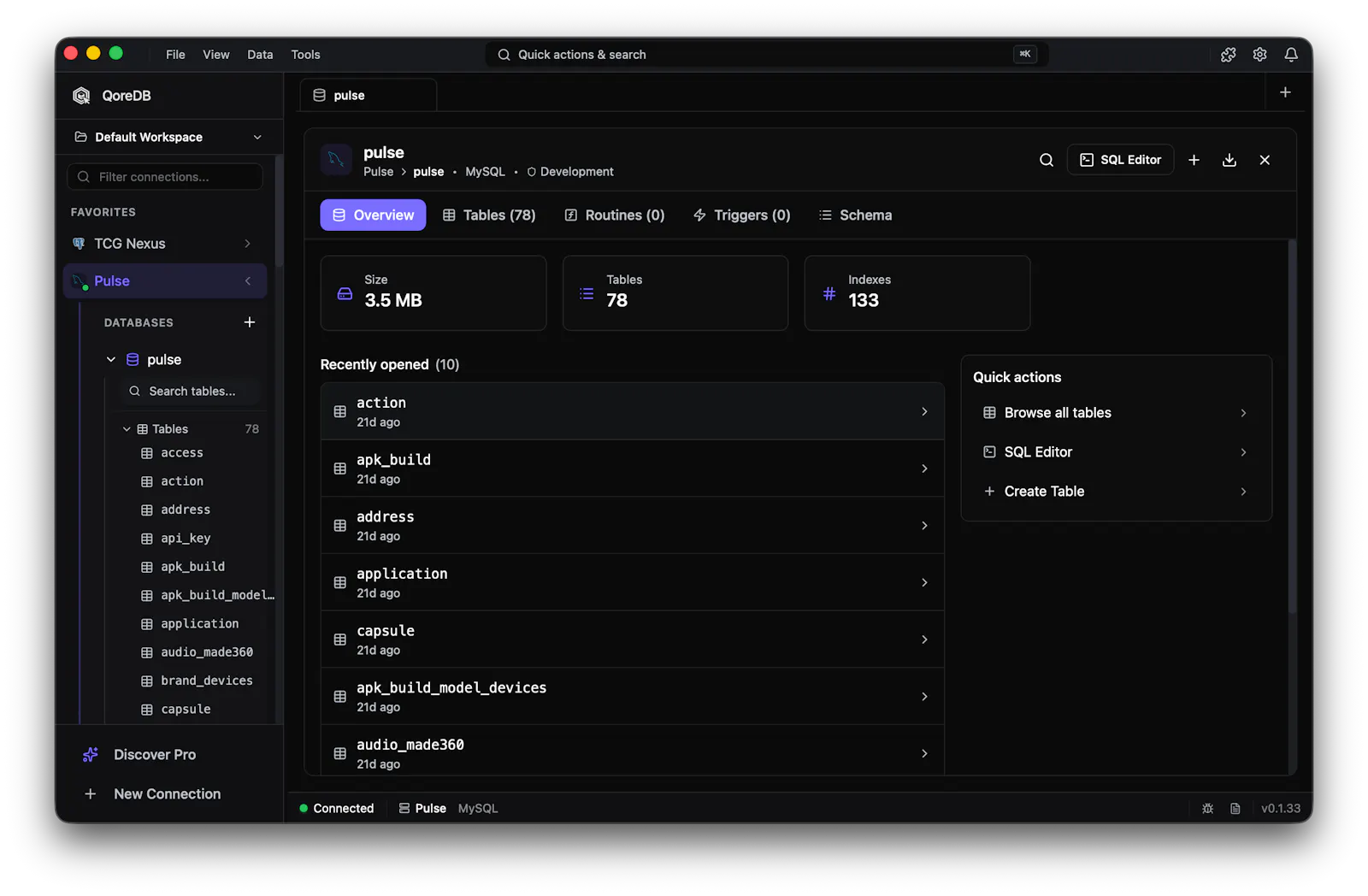 QoreDB screenshot 4