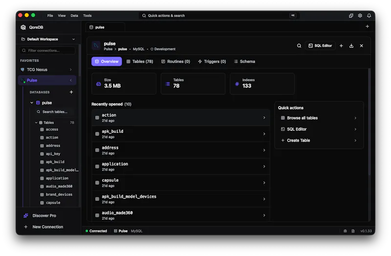 QoreDB screenshot 4