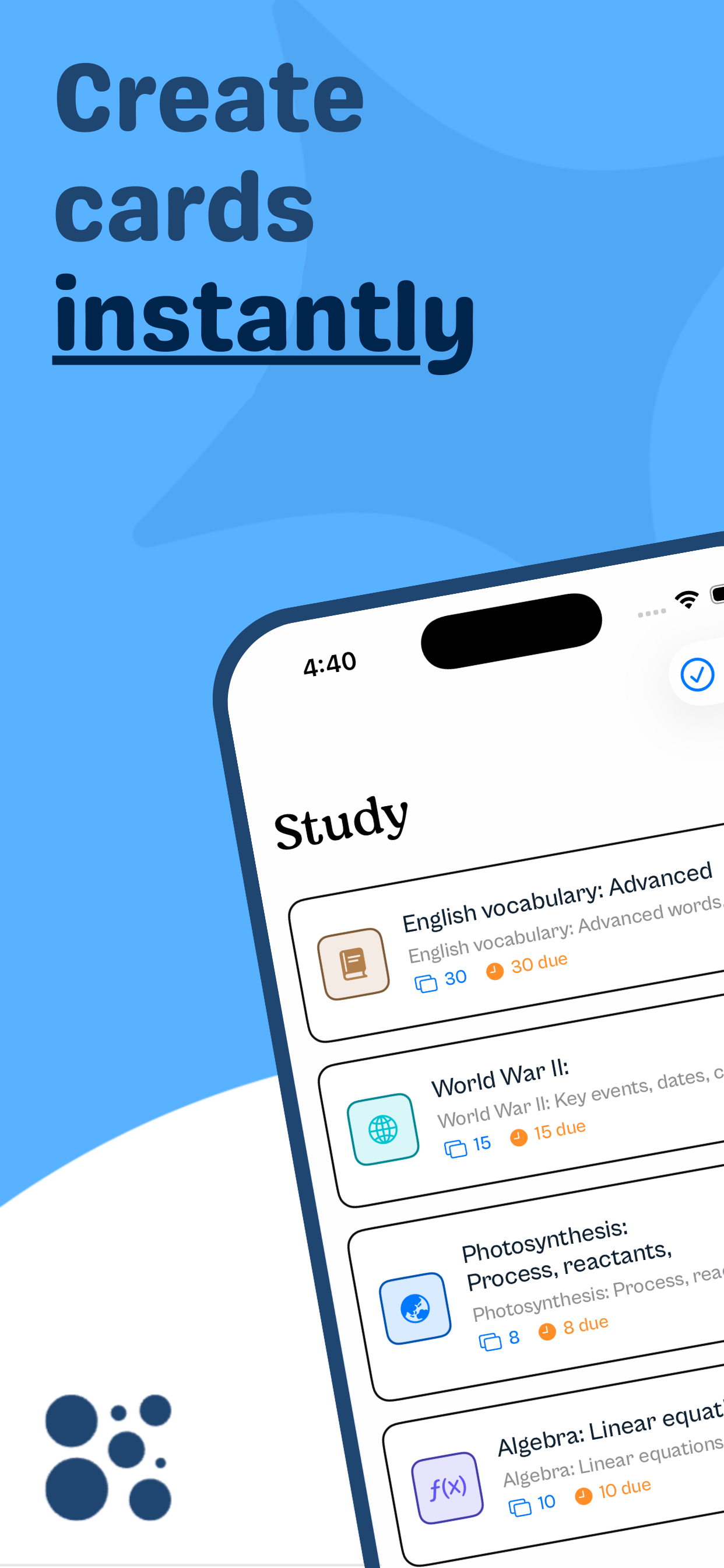 Index: Study Flashcards gallery image