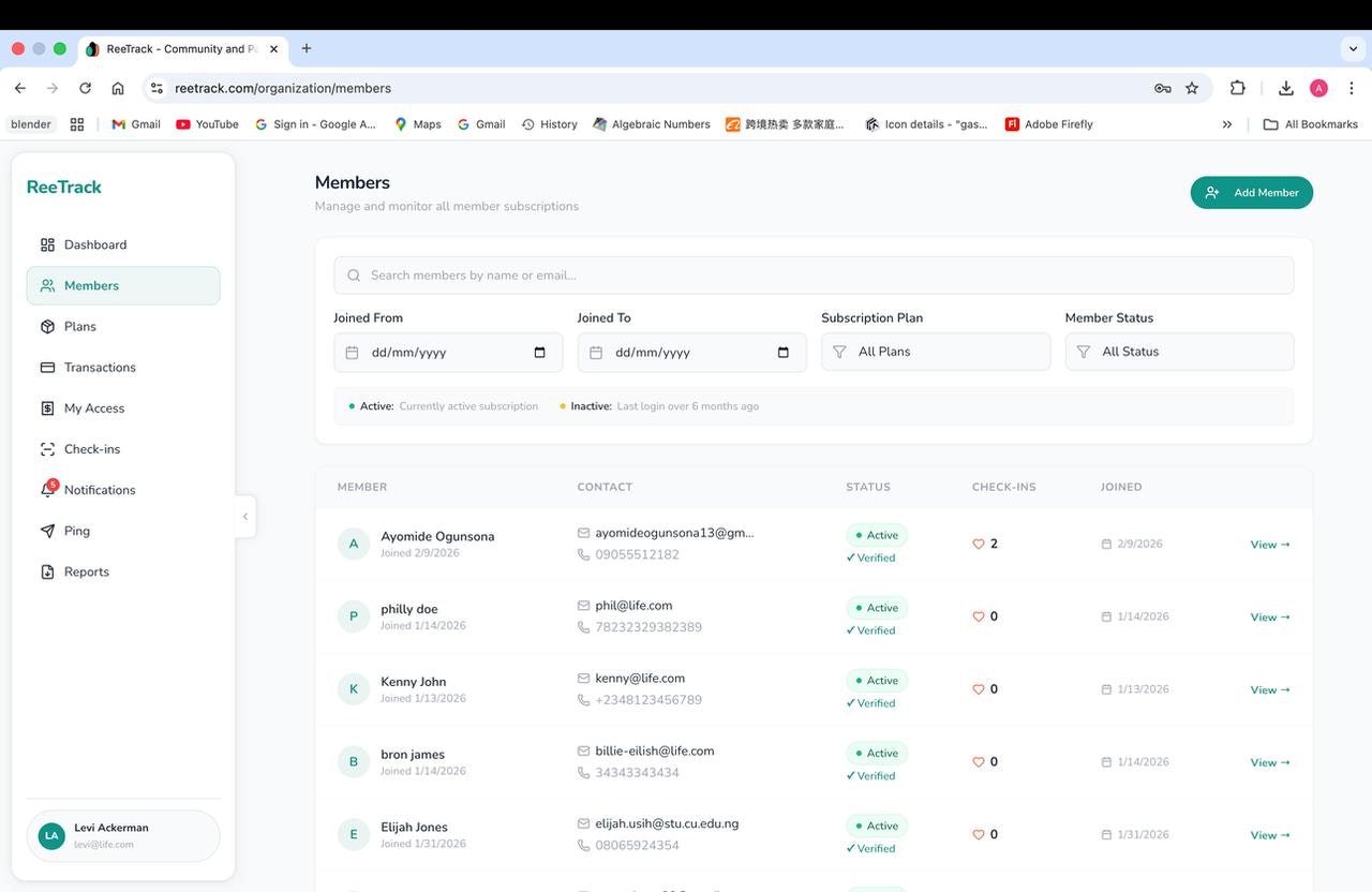 ReeTrack gallery image