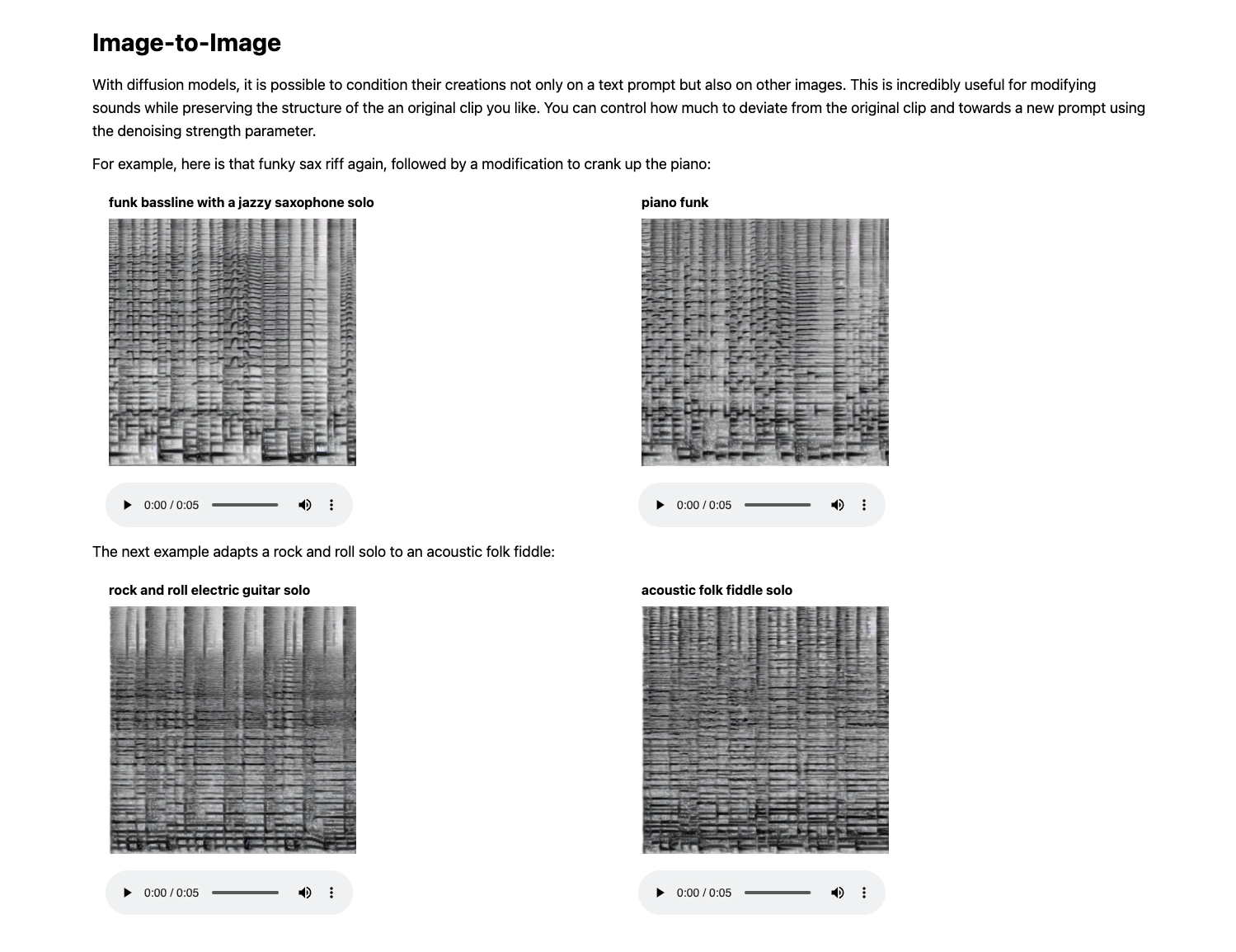 Riffusion - AI generó música basada en espectrogramas media 2
