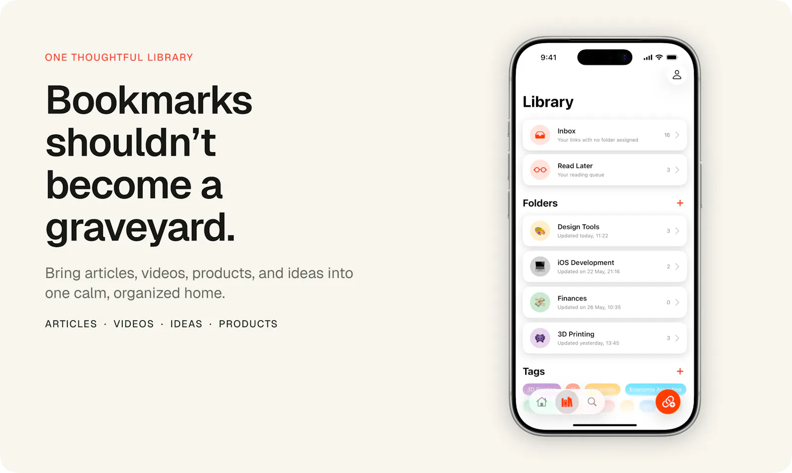 Leaf Bookmarks screenshot 2