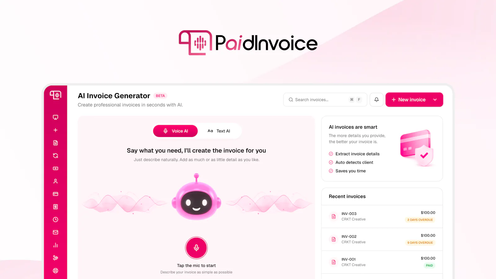 PaidInvoice screenshot 1