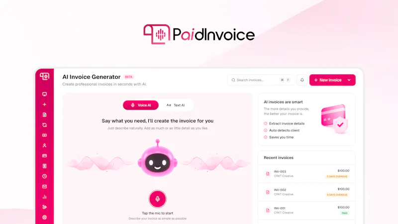 PaidInvoice screenshot 1