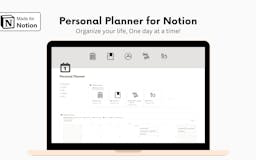 Personal Planner for Notion media 2
