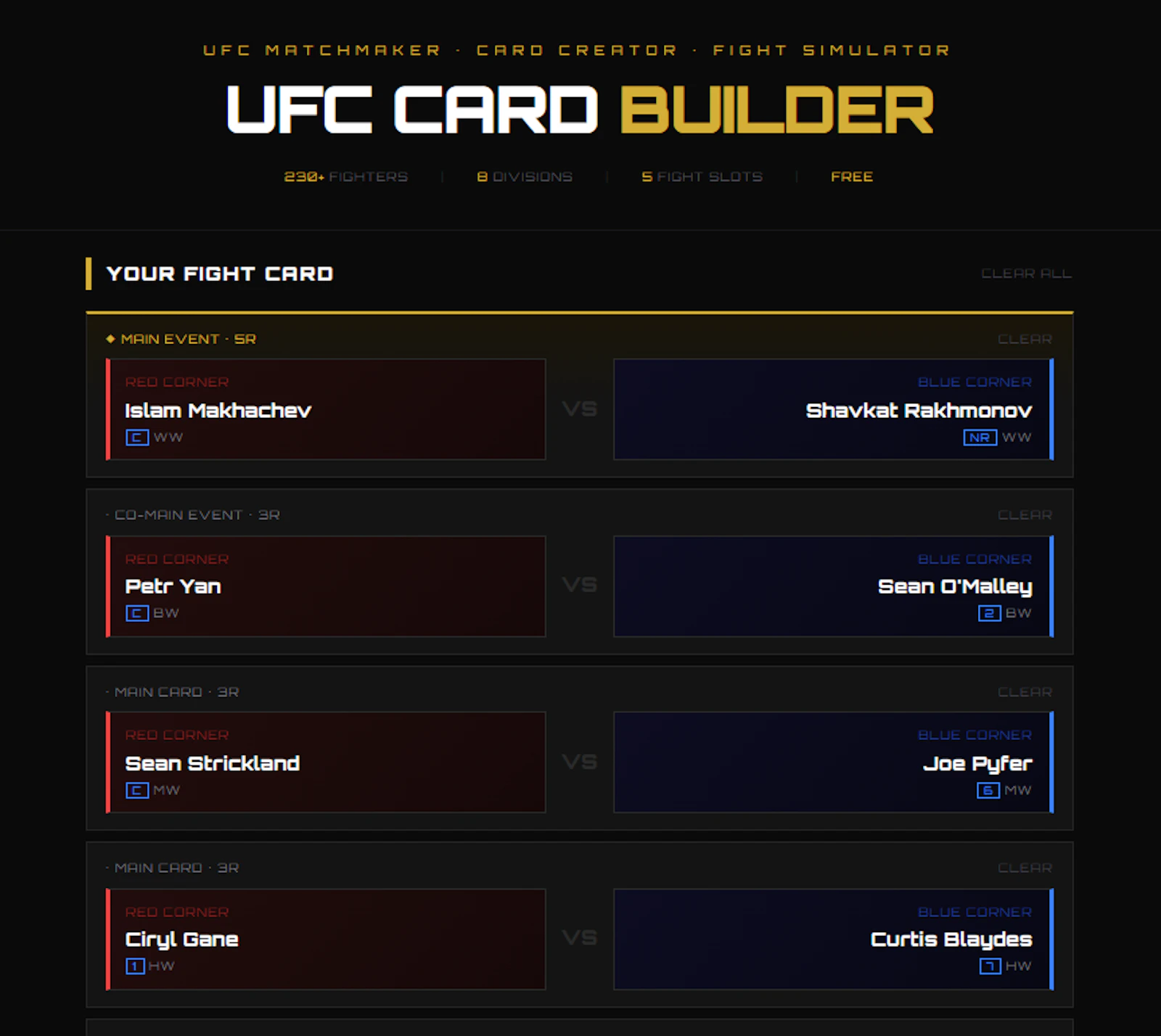 UFC & MMA Fight Simulator screenshot 3