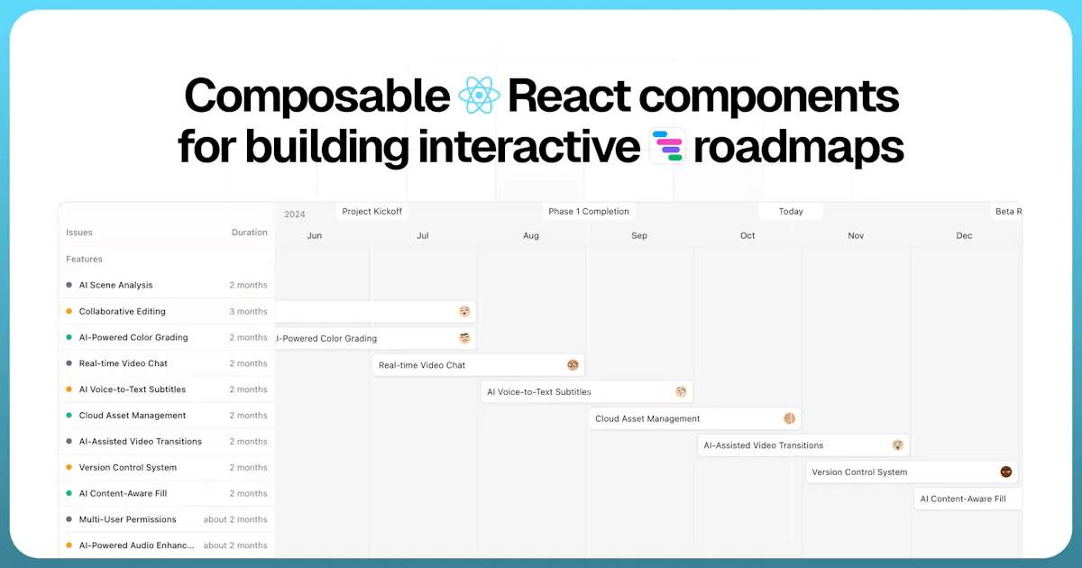 Roadmap UI