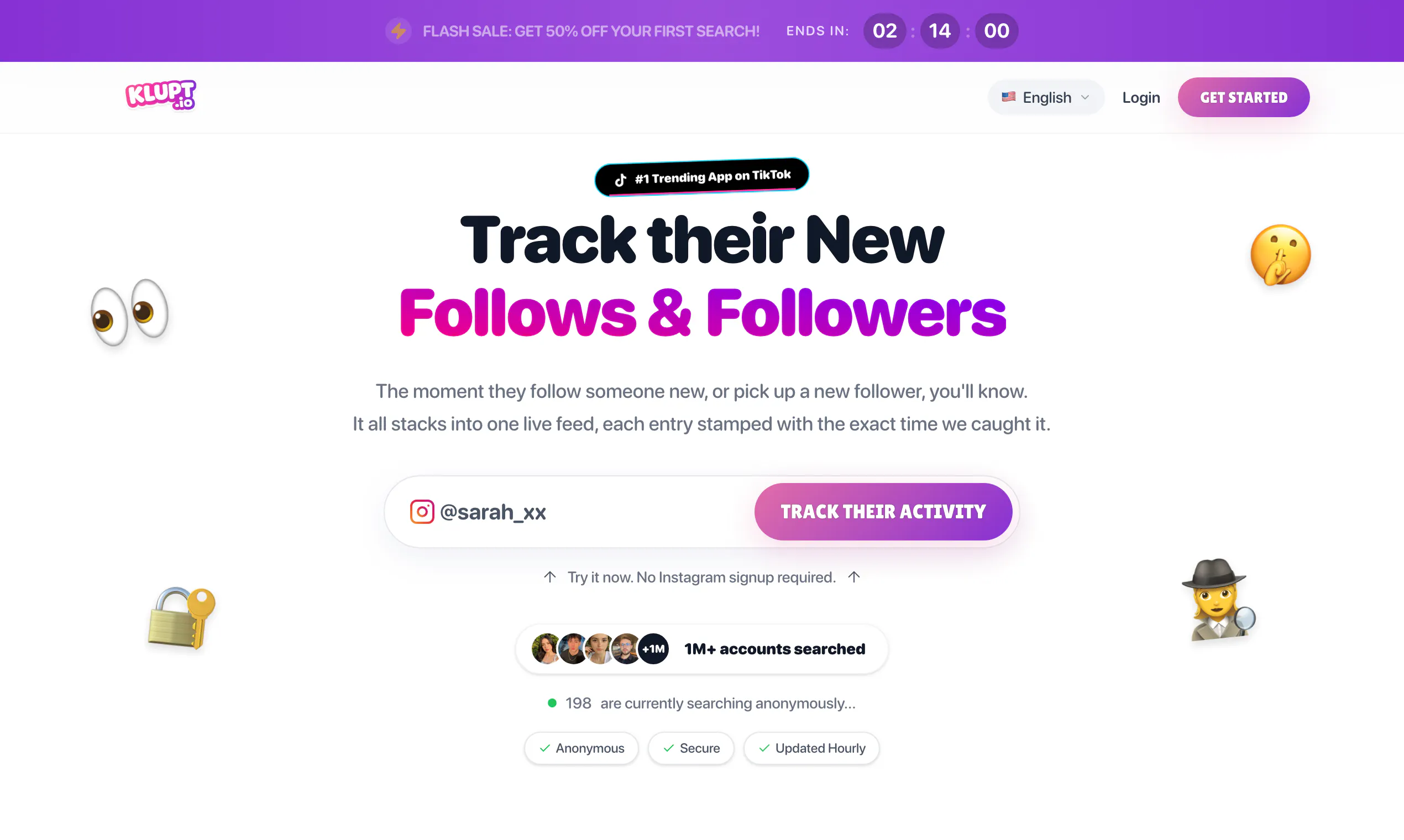 Klupt - Recent Follows Tracker gallery image
