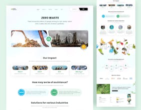 Waste Management Web Design gallery image