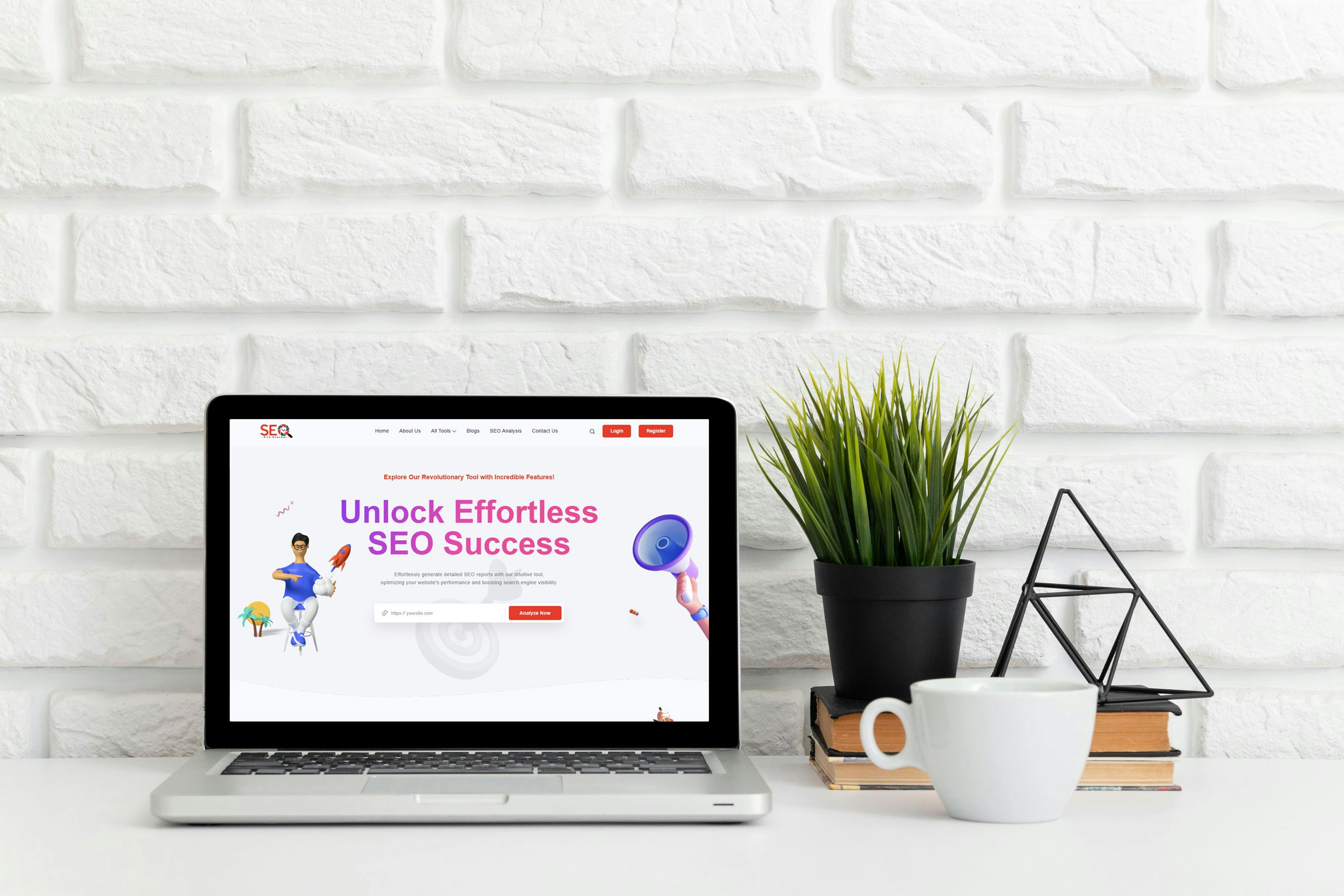 SEO Site Checker - Main product screenshot demonstrating key features and user interface