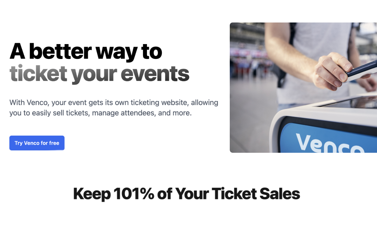 Vencoチケット - あなたのイベント、あなたのチケットサイト、あなたのルール🎟️メディア1