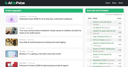 AIOnPulse: AI News Aggregator gallery image