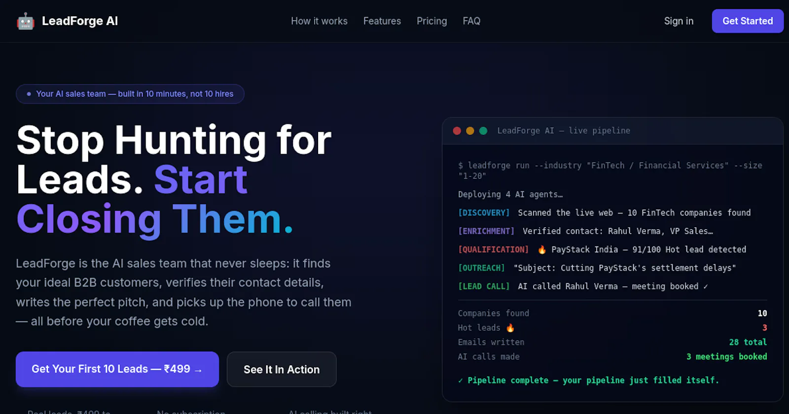 LeadForge screenshot 1