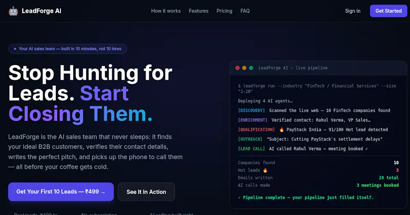 LeadForge screenshot 1