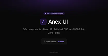 Anex UI gallery image