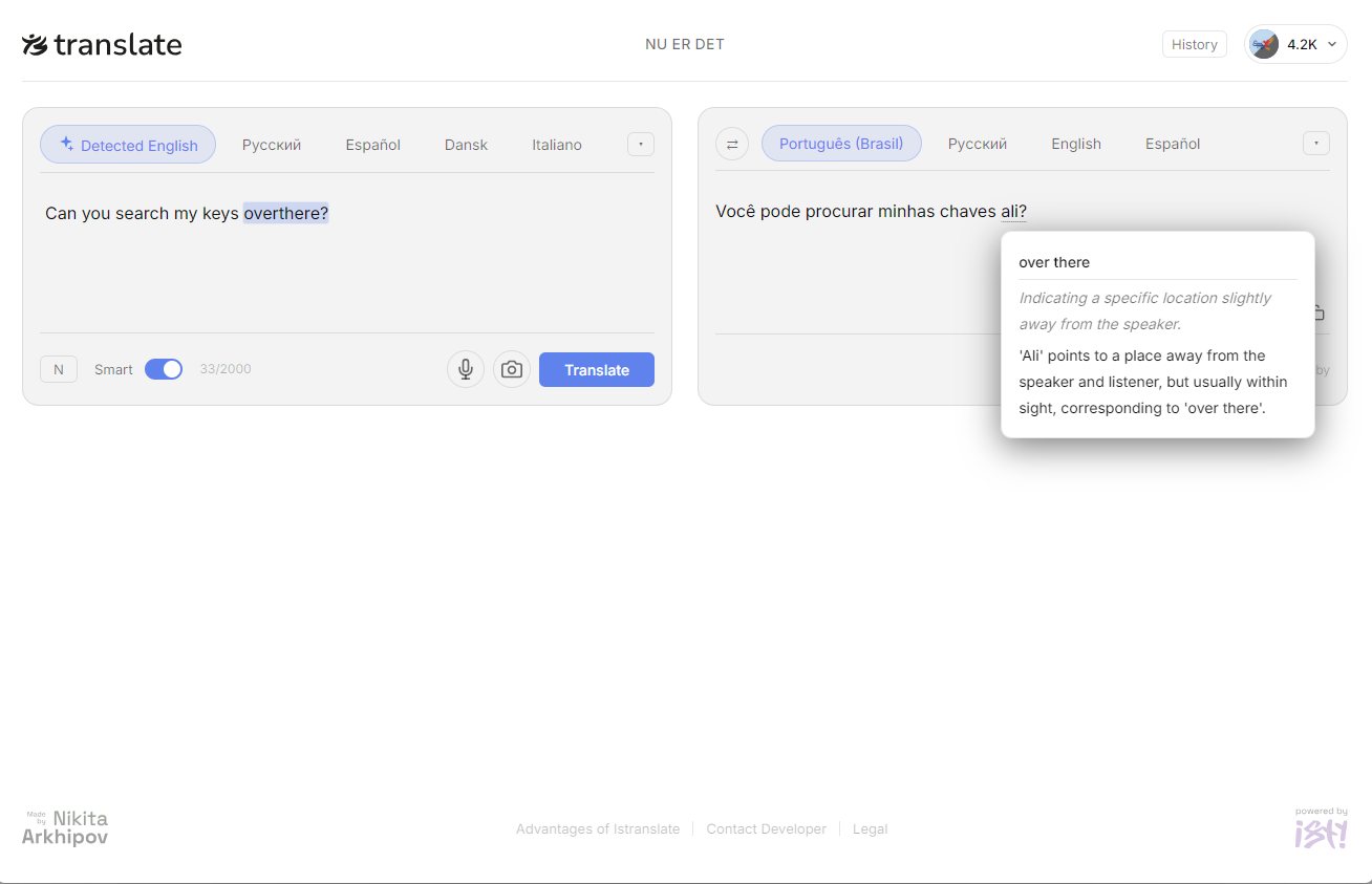istranslate - Screenshot 2 showing product features and functionality
