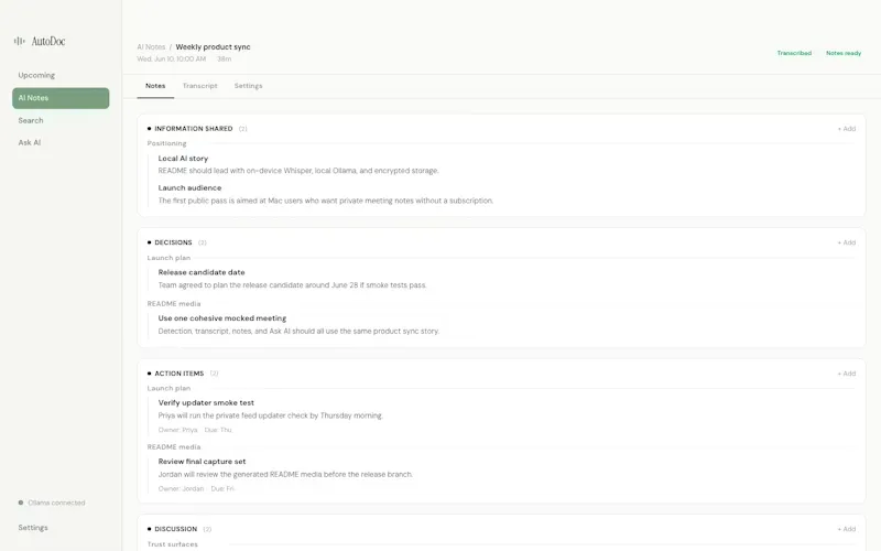AutoDoc screenshot 2