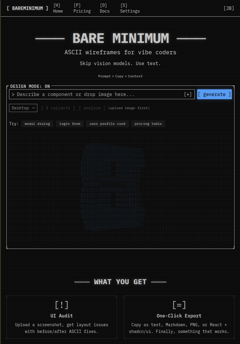 Bare Minimum gallery image