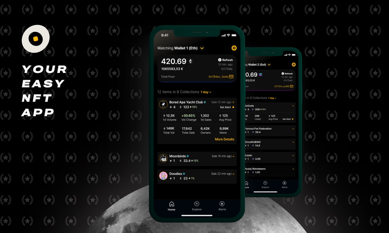 Objektif Moon NFT Tracker media 2