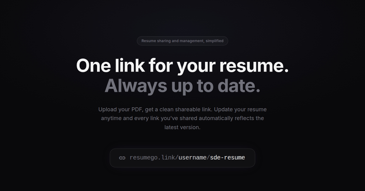 resumeGo gallery image