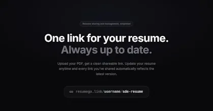 resumeGo gallery image