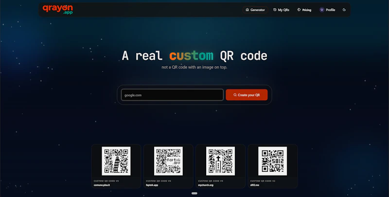 Qrayon screenshot 2