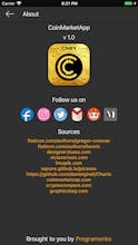CoinMarketApp - iOS by PrograMonks gallery image