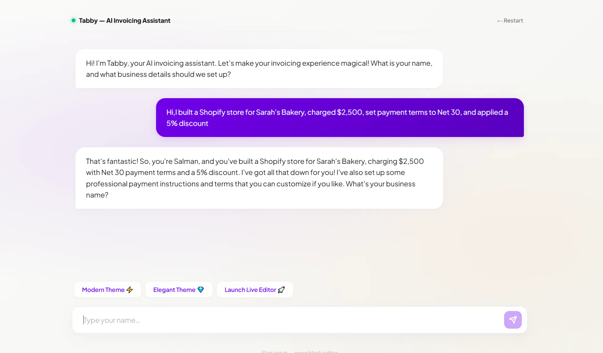 Cat Invoice gallery image