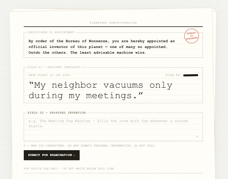 Bureau of Nonsense screenshot 2