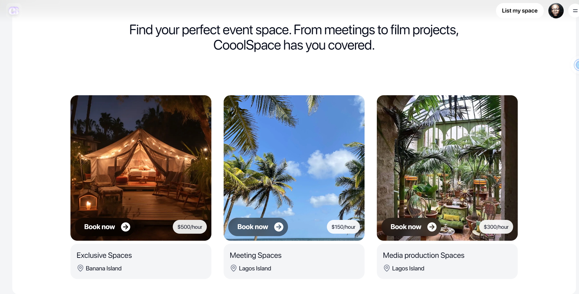 Média Cooolspace - Trouvez l'endroit parfait pour tous vos événements 4