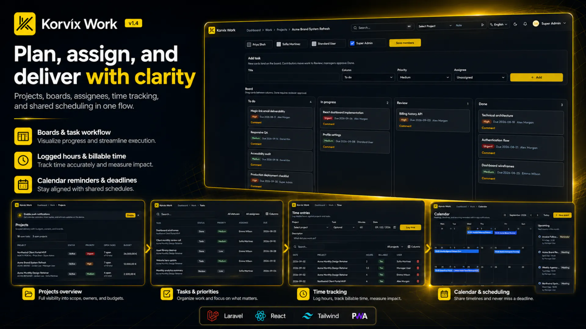 KorvixWork screenshot