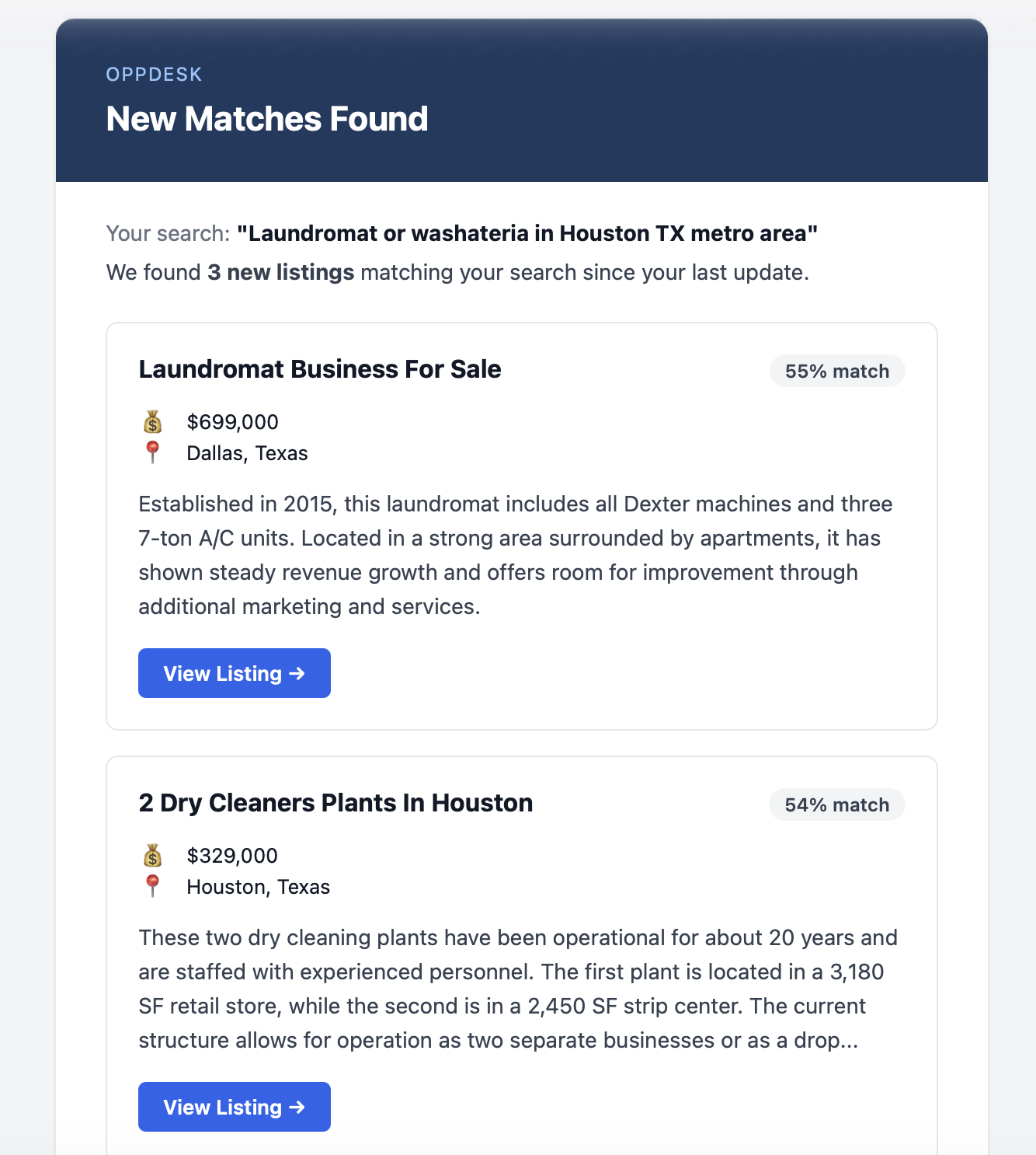 OppDesk — Find Businesses For Sale gallery image