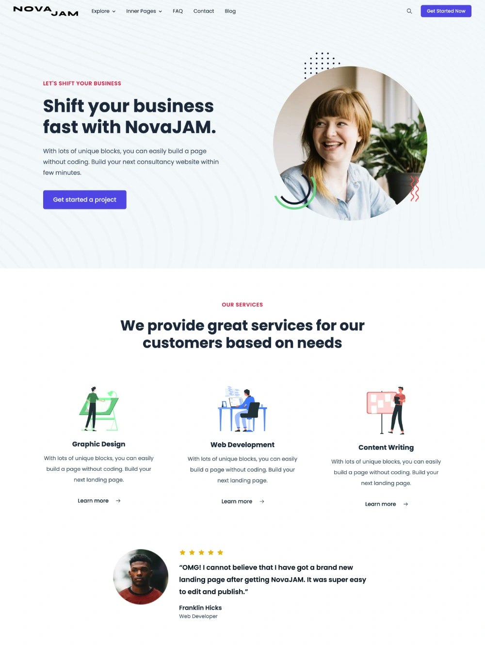 Novay Pro - Modern, ölçeklenebilir siteler için daha akıllı, daha hızlı fırlatın medya 4