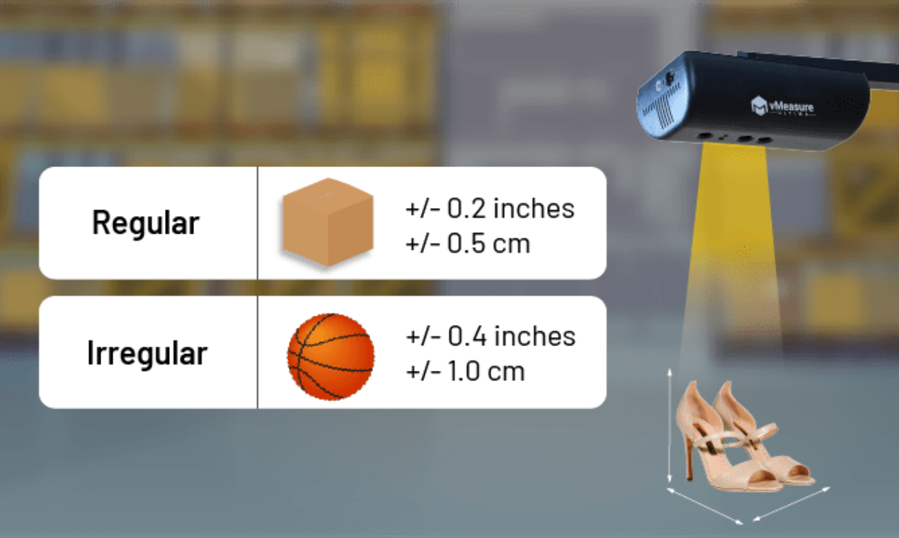 치수 시스템 - vmeasure Parcel Ultima Pro 미디어 2