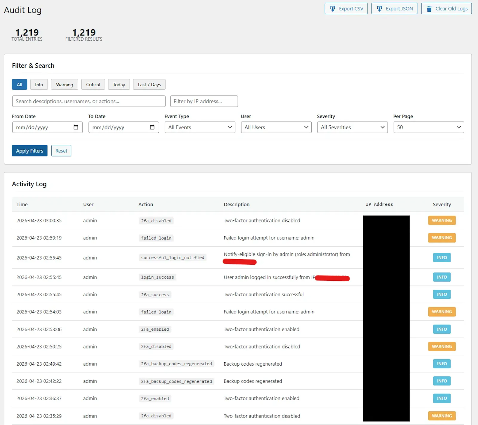 Guardpress- Security WP Plugin screenshot 4