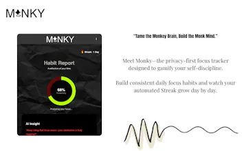 Monky - AI Focus Tracker gallery image