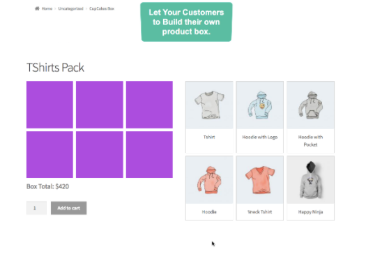 WooCommerce Mix & Match Plugin gallery image