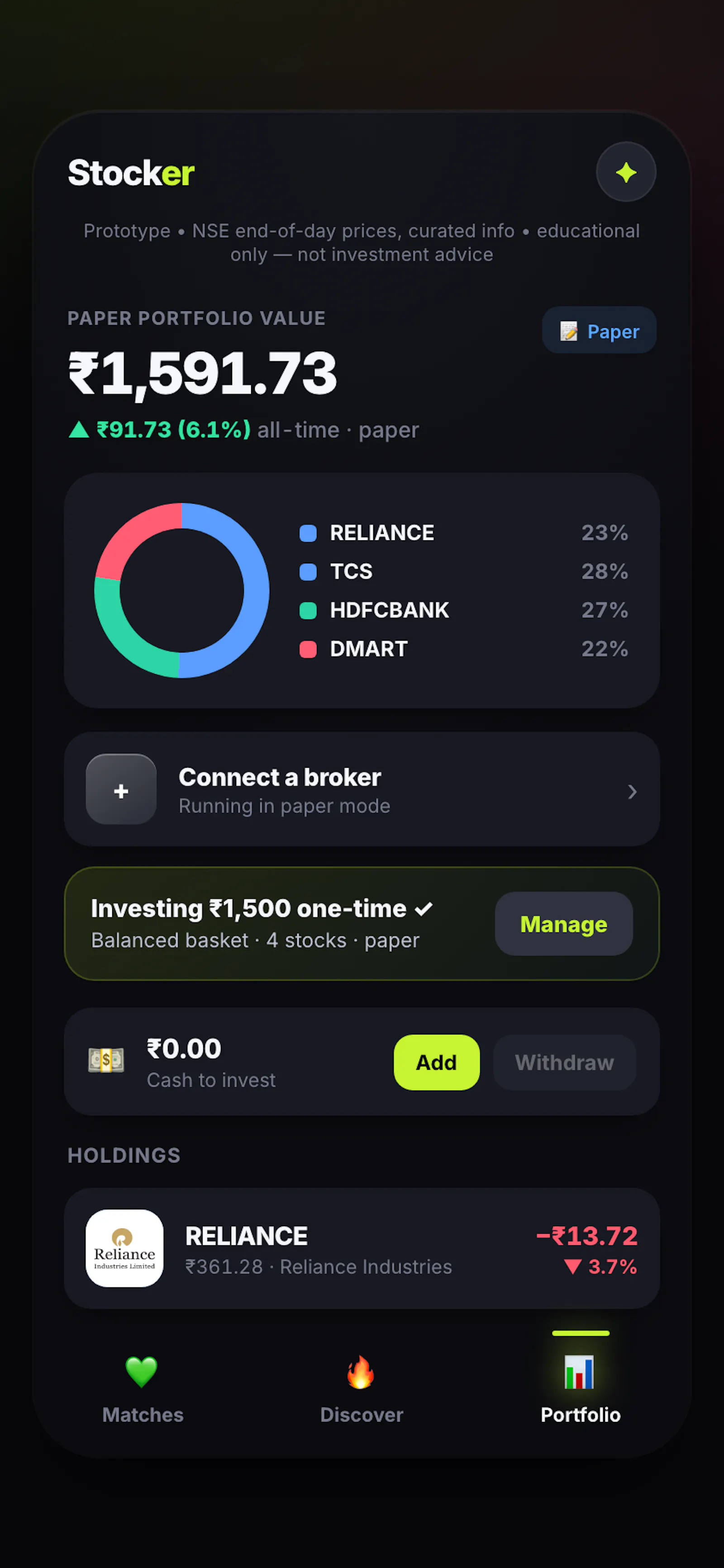 Stocker — Dating, but for stocks screenshot 5