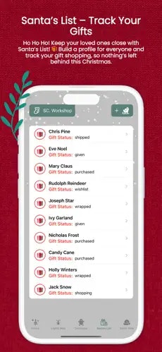 Christmasville - Main screenshot showing features and interface