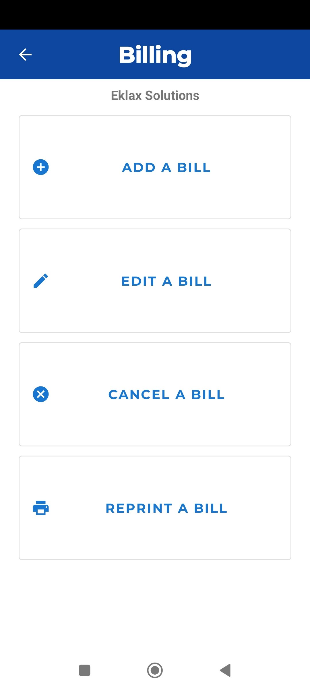 Billing Eazy - Aplicación básica de facturación media 2