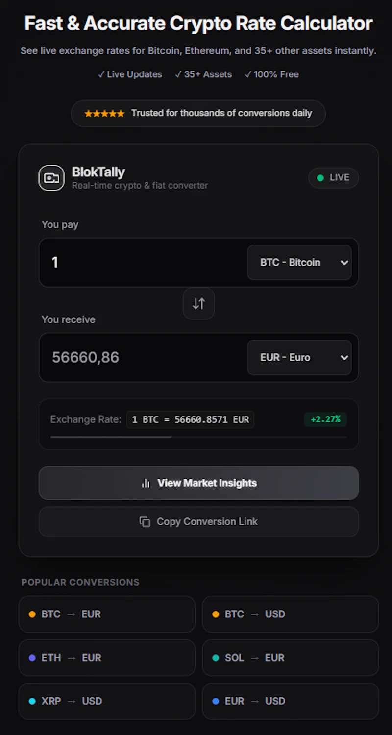 BlokTally screenshot 1
