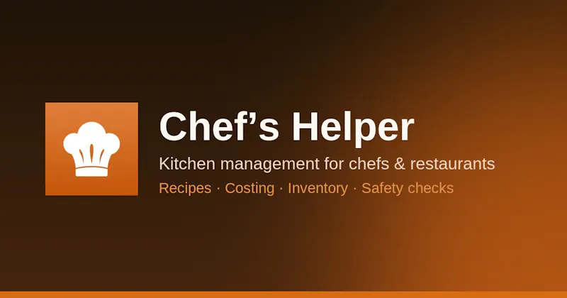 Chef's Helper screenshot 3
