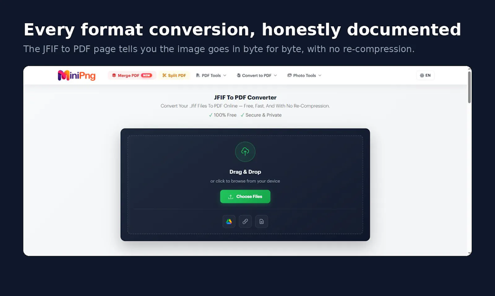 MiniPNG screenshot 2