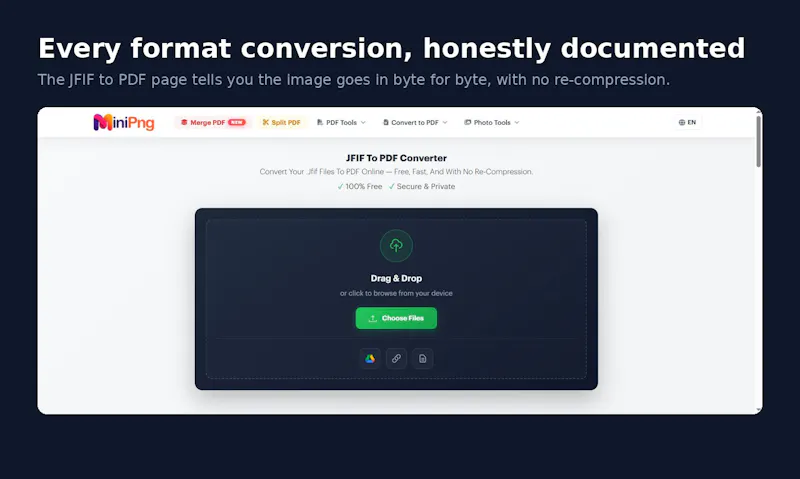 MiniPNG screenshot 2